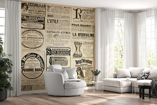 Fototapety Gazeta, publikacja i czcionka, Fototapety w stylu francuskim, u56680 : Uwalls.pl