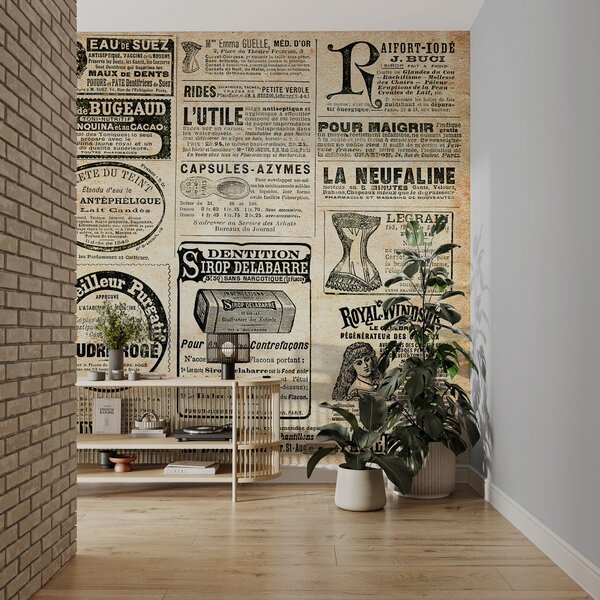 Fototapety Gazeta, publikacja i czcionka, Fototapety w stylu francuskim, u56680 : Uwalls.pl