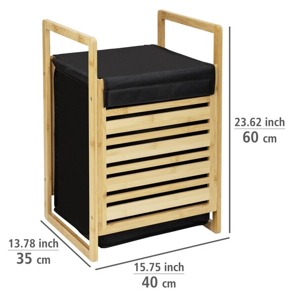 Tekstylny kosz na pranie 47 l Ecori – Wenko