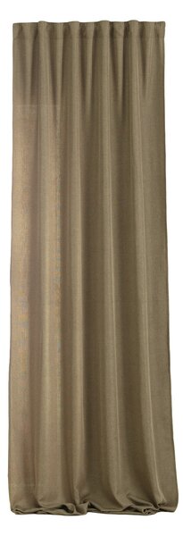 Zasłona BASIC na taśmie marszczącej 140x300cm jasne khaki 1 szt
