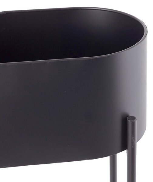 Kwietnik Valery Duo 40x19x45cm black