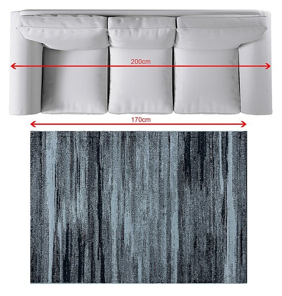 Dywan Sevilla sky blue/frost grey 120x170cm