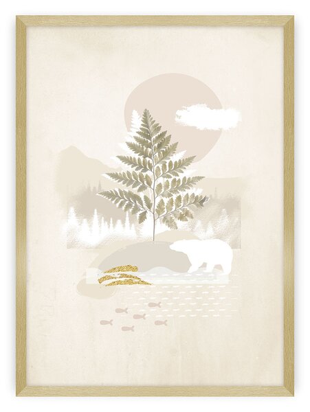 Plakat Beige Abstract II