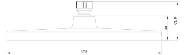 Zestaw prysznicowy 4011 PRO Black z termostatem - w zestawie słuchawka prysznicowa i deszczownica