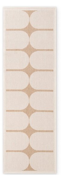 Chodnik odpowiedni na zewnątrz w beżowo-śmietankowym kolorze 80x250 cm Duet Bowen – NORTHRUGS