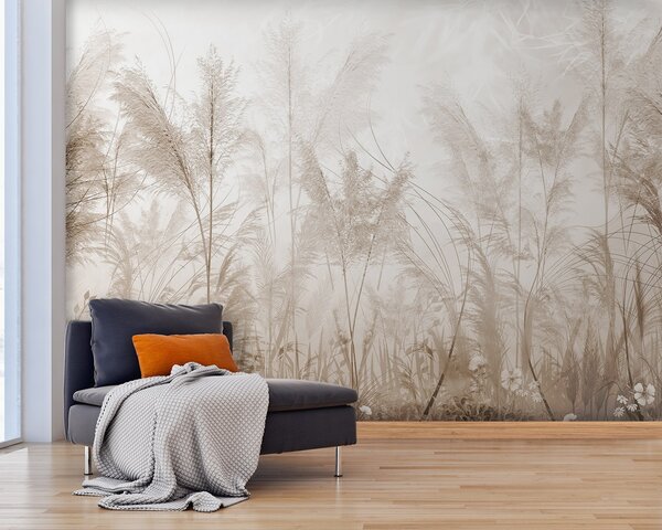 Fototapety Wysokie rośliny w pastelowych kolorach, Fototapety Natura, u93903 : Uwalls.pl