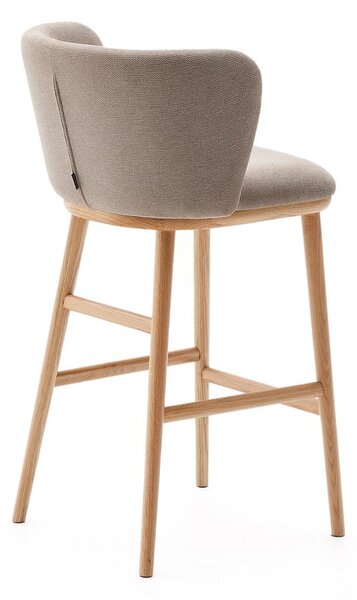 Jasnobrązowy hoker (wysokość siedziska 65 cm) Ciselia – Kave Home