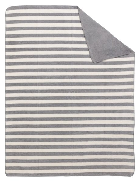 Koc Cosy Home 150x200cm Gray Stripes