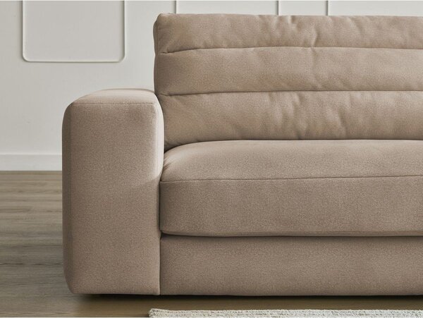 Szarobrązowa aksamitna sofa 276 cm Sierra – Bobochic Paris