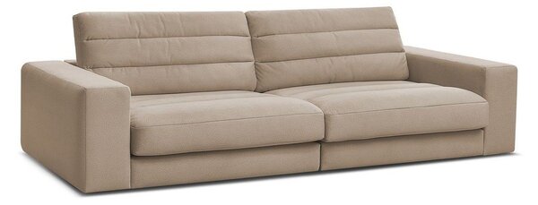 Szarobrązowa aksamitna sofa 276 cm Sierra – Bobochic Paris