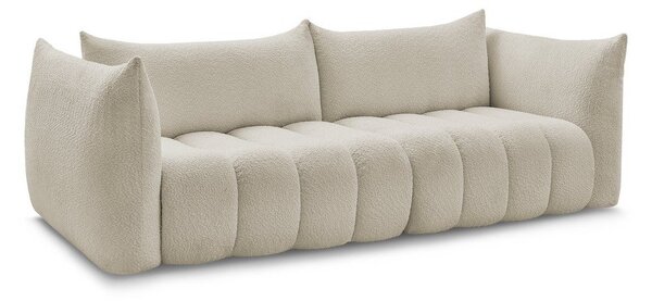 Beżowa sofa z materiału bouclé 286 cm Azra – Bobochic Paris