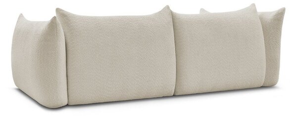 Beżowa sofa z materiału bouclé 286 cm Azra – Bobochic Paris
