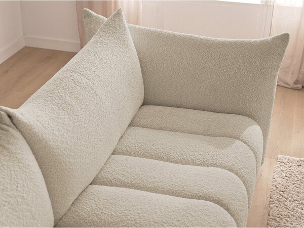 Beżowa sofa z materiału bouclé 234 cm Azra – Bobochic Paris