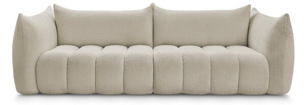 Beżowa sofa z materiału bouclé 286 cm Azra – Bobochic Paris
