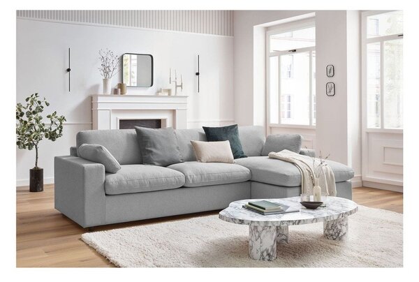 Jasnoszary narożnik Belair – Bobochic Paris
