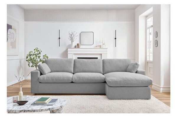 Jasnoszary narożnik Belair – Bobochic Paris