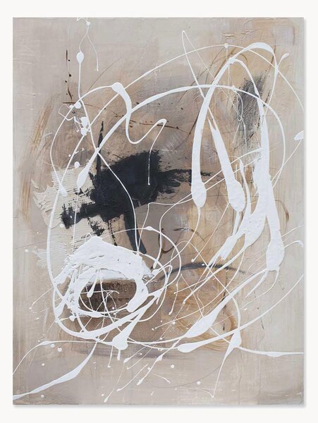 Ręcznie malowany obraz na płótnie Cream