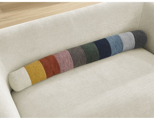 Beżowa sofa z tkaniny szenilowej 160 cm Celine – Bobochic Paris