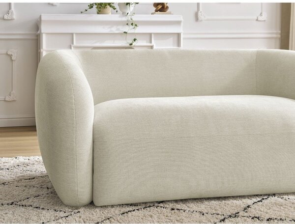 Beżowa sofa z tkaniny szenilowej 160 cm Celine – Bobochic Paris