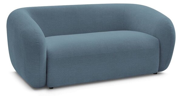 Niebieska sofa z tkaniny szenilowej 160 cm Celine – Bobochic Paris