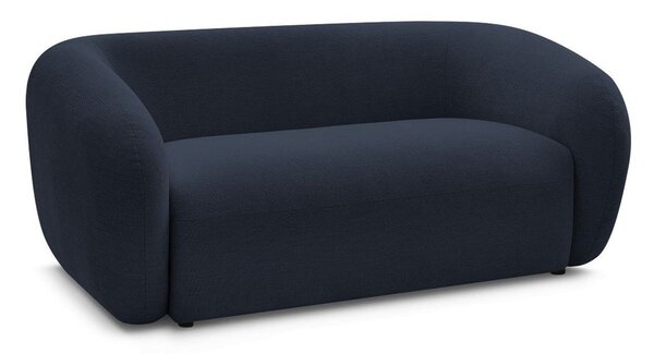 Ciemnoniebieska sofa z tkaniny szenilowej 160 cm Celine – Bobochic Paris