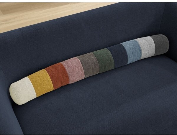 Ciemnoniebieska sofa z tkaniny szenilowej 160 cm Celine – Bobochic Paris