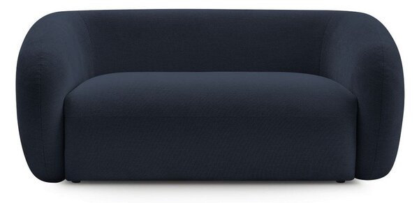 Ciemnoniebieska sofa z tkaniny szenilowej 160 cm Celine – Bobochic Paris
