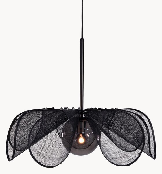 Duża lampa wisząca z włókien bananowych Styrka, różne rozmiary