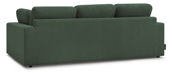 Zielona sztruksowa sofa 250 cm Belair – Bobochic Paris