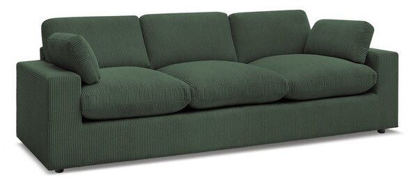 Zielona sztruksowa sofa 250 cm Belair – Bobochic Paris