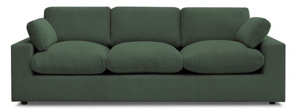 Zielona sztruksowa sofa 250 cm Belair – Bobochic Paris