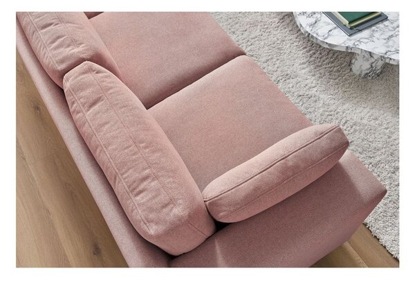 Różowa sofa 250 cm Belair – Bobochic Paris