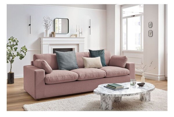 Różowa sofa 250 cm Belair – Bobochic Paris