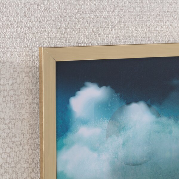 Obraz Impression 30x40cm gold&navy