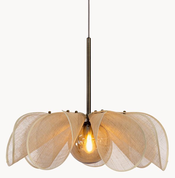 Duża lampa wisząca z włókien bananowych Styrka, różne rozmiary