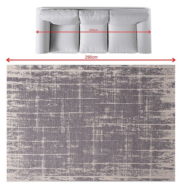 Dywan Velvet beige/dark grey 200x290cm