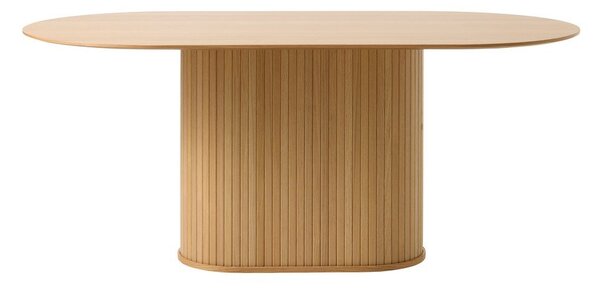 Stół z blatem w dekorze dębu 95x180 cm Nola – Unique Furniture