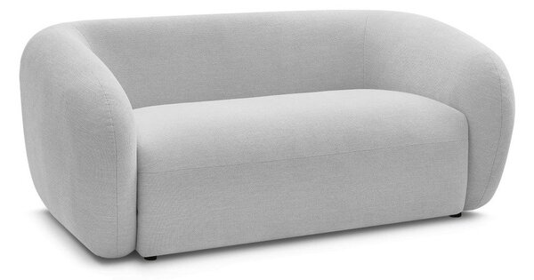Jasnoszara sofa z tkaniny szenilowej 160 cm Celine – Bobochic Paris