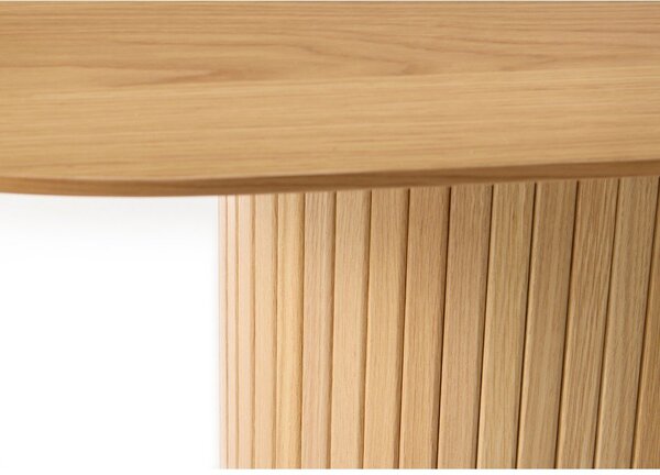 Stół z blatem w dekorze dębu 95x180 cm Nola – Unique Furniture