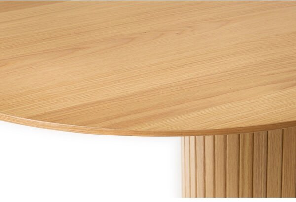 Stół z blatem w dekorze dębu 95x180 cm Nola – Unique Furniture
