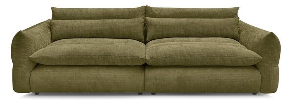 Zielona sofa z tkaniny szenilowej 276 cm Neil – Bobochic Paris