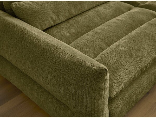 Zielona sofa z tkaniny szenilowej 276 cm Neil – Bobochic Paris
