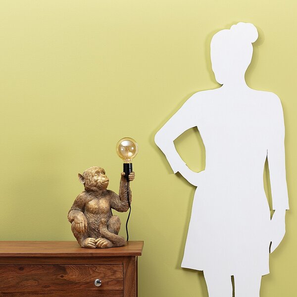 Lampa stołowa Gold Monkey 36cm