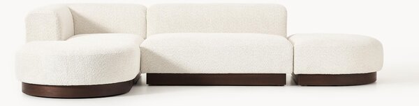 Narożna sofa modułowa Teddy-Bouclé Natalie