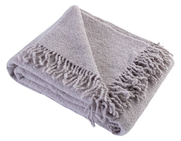 Pled Boucle 140x200cm light grey