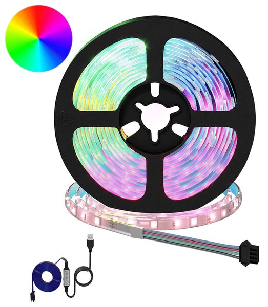Taśma LED 12 pcs Czarny i przezroczysty 2500 mm Miedź i plastik