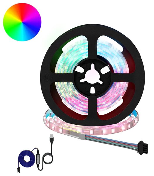 Taśma LED 12 pcs Czarny i przezroczysty 1000 mm Miedź i plastik