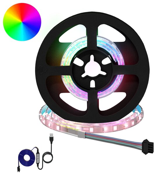Taśma LED 12 pcs Czarny i przezroczysty 450 mm Miedź i plastik