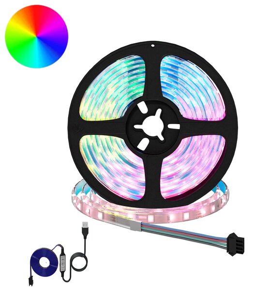 Taśma LED 12 pcs Czarny i przezroczysty 2300 mm Miedź i plastik