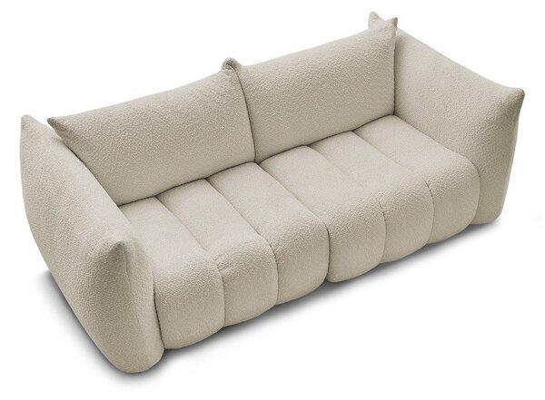 Beżowa sofa z materiału bouclé 234 cm Azra – Bobochic Paris